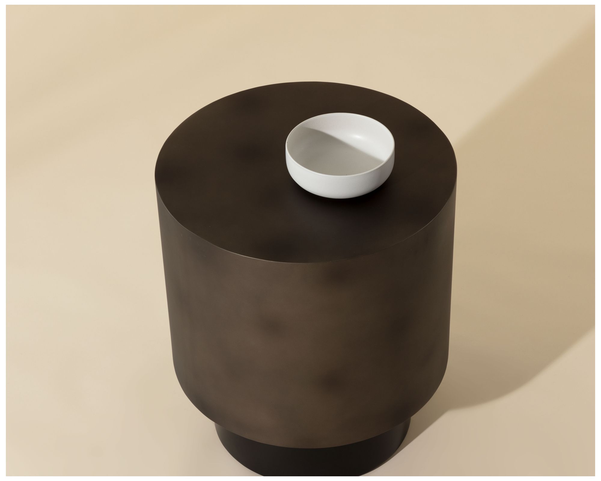 Sunpan Bernaby End Table Gunmetal