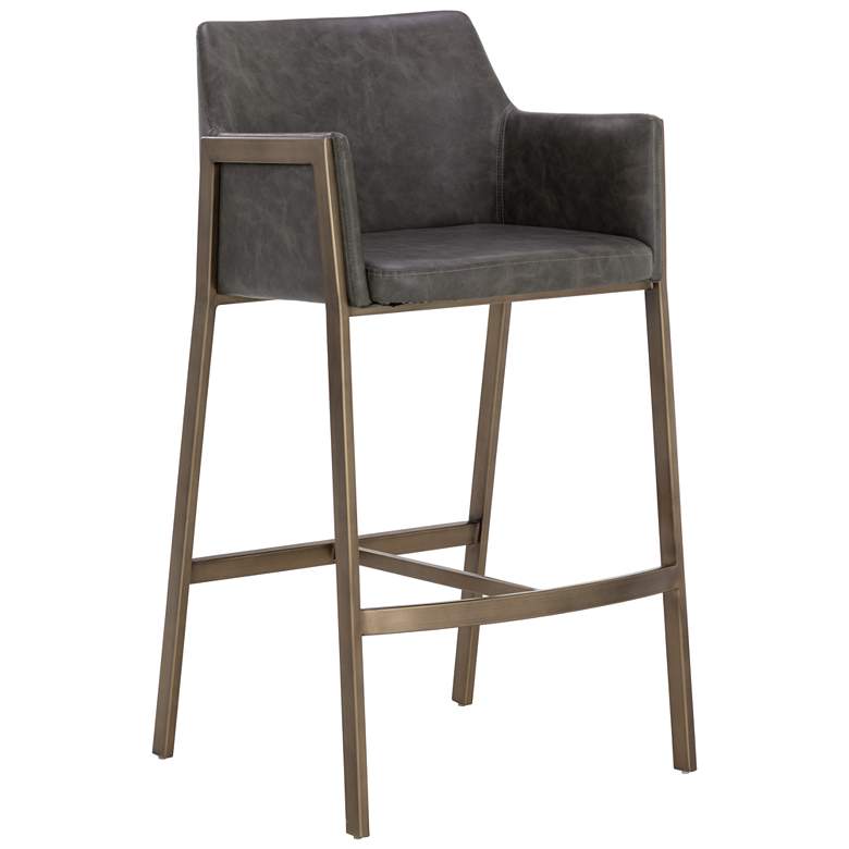 Image 1 Sunpan Bernadette Barstool Kendall Gray