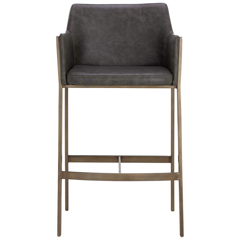Image 2 Sunpan Bernadette Barstool Kendall Gray more views