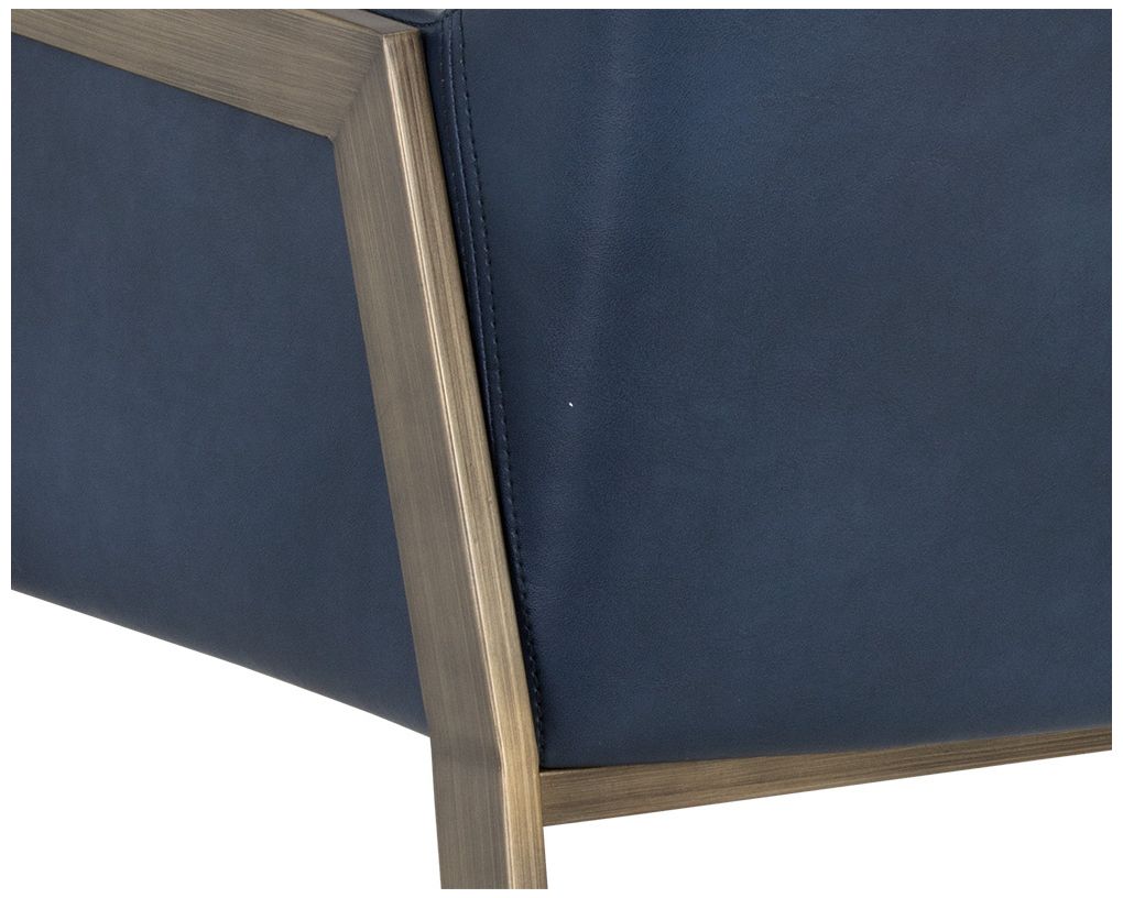 Sunpan Bernadette Dining Armchair Bravo Admiral