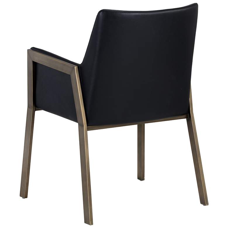 Image 5 Sunpan Bernadette Dining Armchair Bravo Black more views