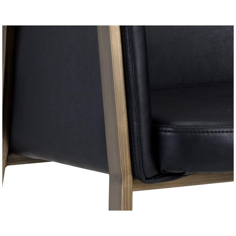 Image 6 Sunpan Bernadette Dining Armchair Bravo Black more views