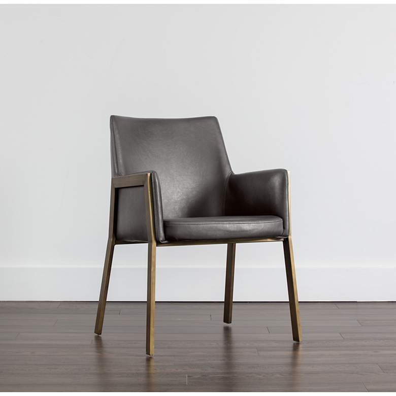Image 1 Sunpan Bernadette Dining Armchair Kendall Gray