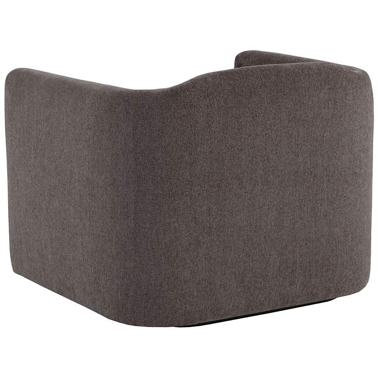 Image 5 Sunpan Birrit Swivel Armchair Alaska Hedgehog Brown more views