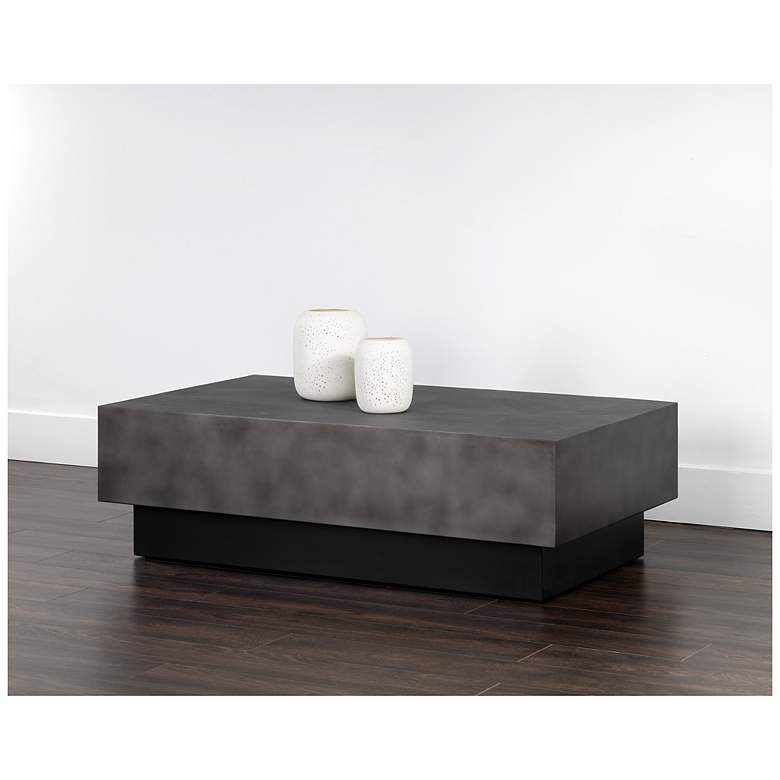 Image 3 Sunpan Blakely Coffee Table Gunmetal more views