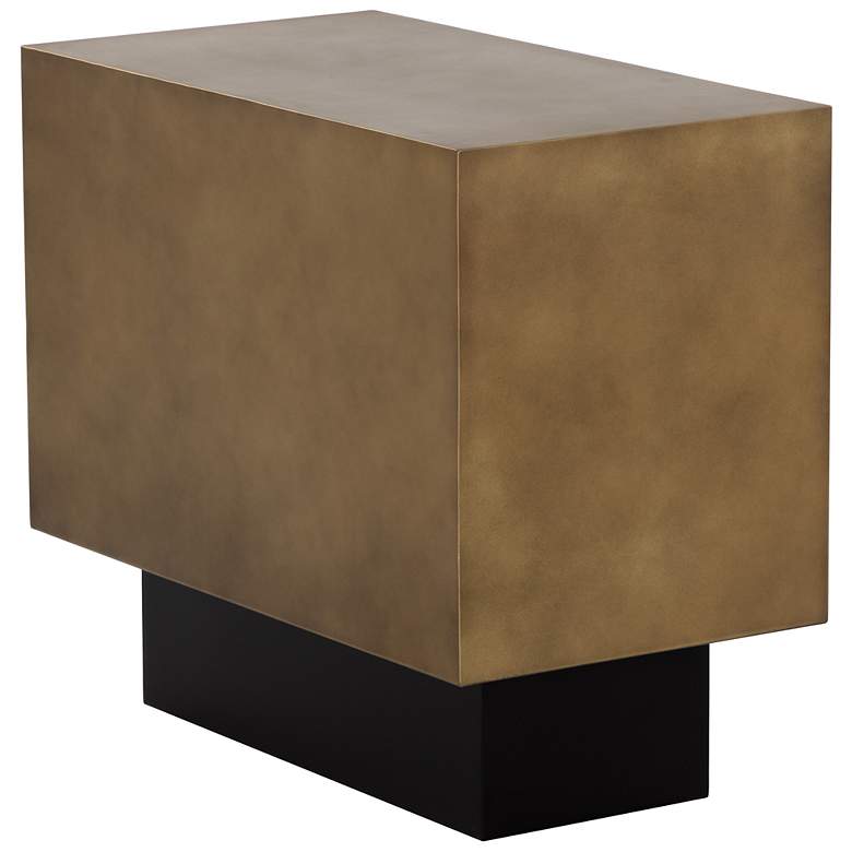Image 2 Sunpan Blakely Side Table Antique Brass more views