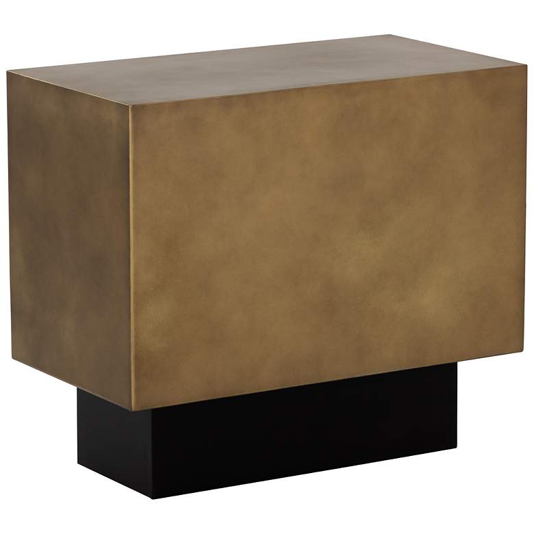 Image 3 Sunpan Blakely Side Table Antique Brass more views