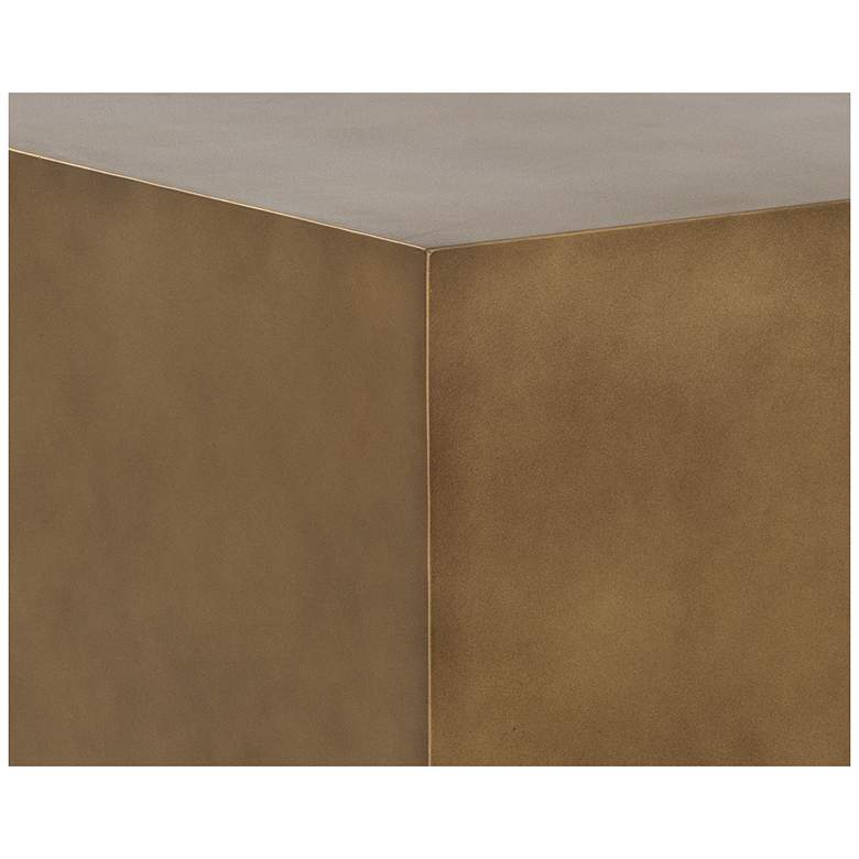 Image 5 Sunpan Blakely Side Table Antique Brass more views