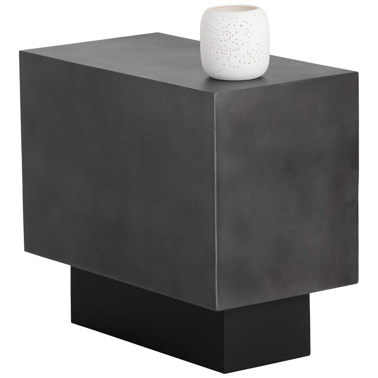 Image 1 Sunpan Blakely Side Table Gunmetal