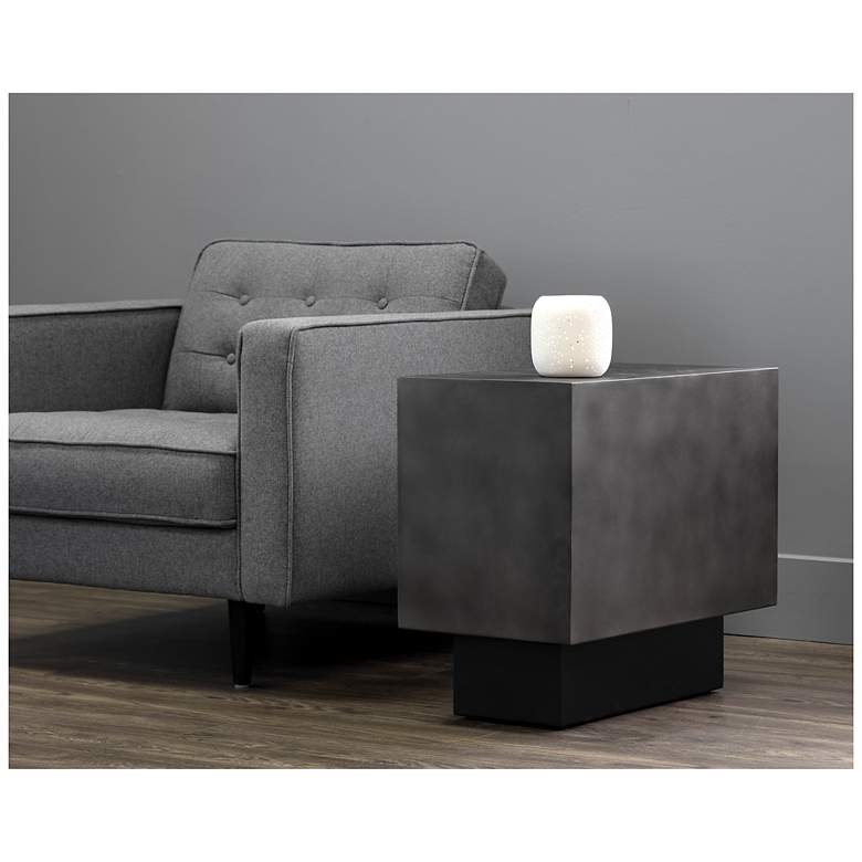 Image 4 Sunpan Blakely Side Table Gunmetal more views