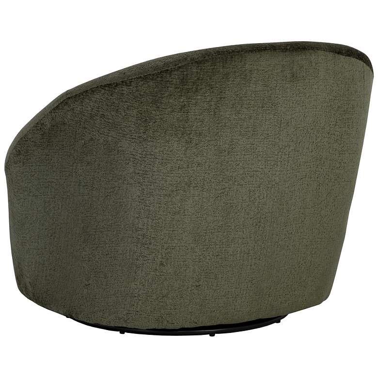 Image 4 Sunpan Bliss Swivel Lounge Chair Bergen Olive more views