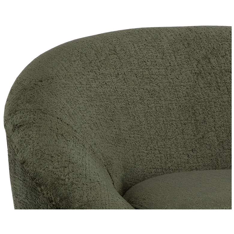 Image 7 Sunpan Bliss Swivel Lounge Chair Bergen Olive more views