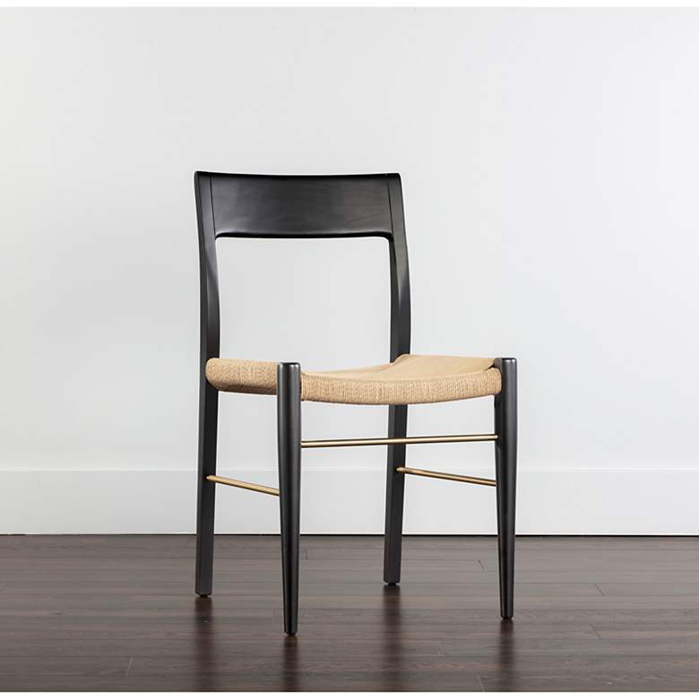 Image 1 Sunpan Bondi Dining Chair Black Set of 2