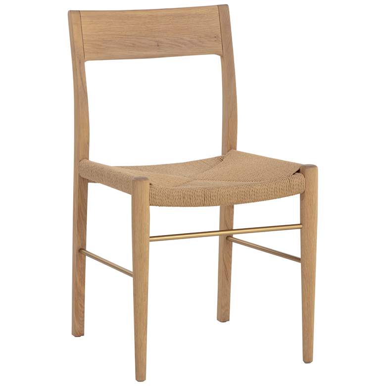 Image 1 Sunpan Bondi Dining Chair Light Oak Set of 2
