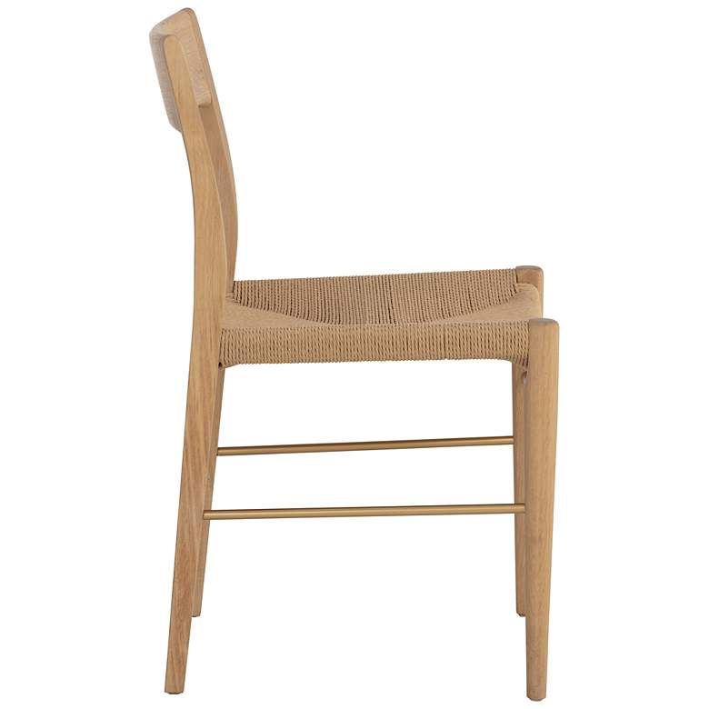 Image 4 Sunpan Bondi Dining Chair Light Oak Set of 2 more views
