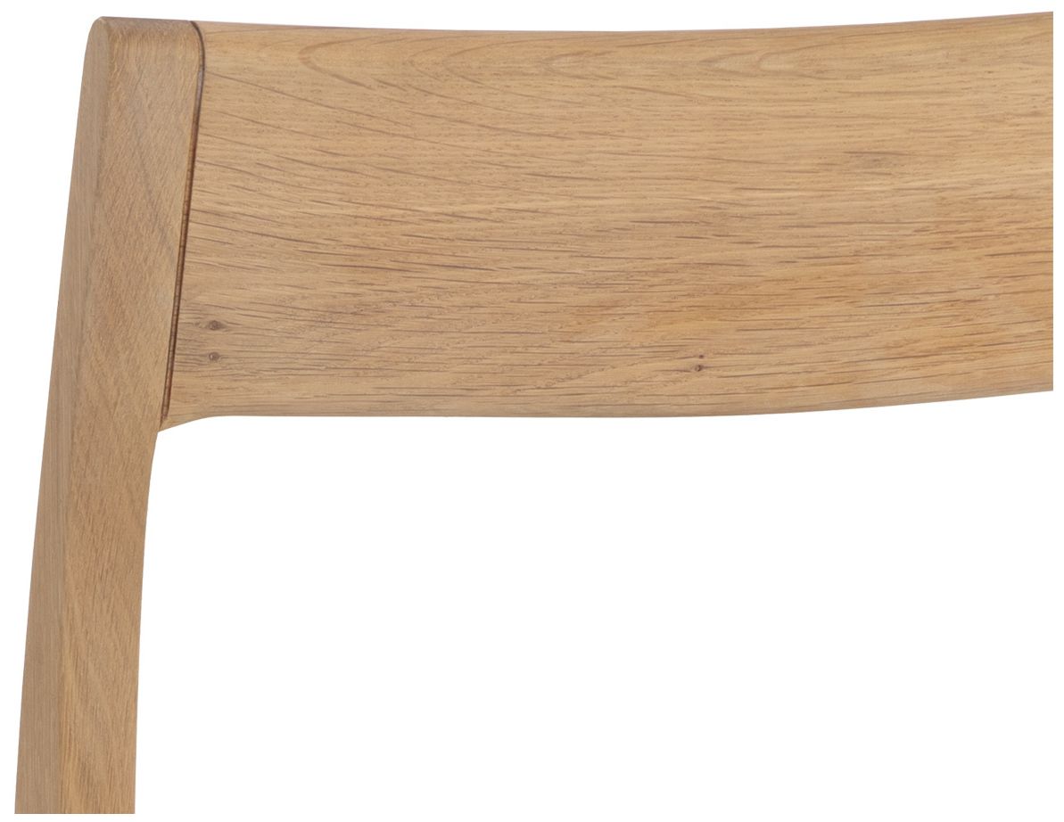 Sunpan Bondi Dining Chair Light Oak Set of 2