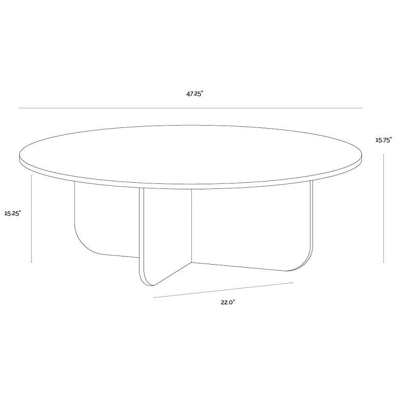 Image 6 Sunpan Bonita Coffee Table more views
