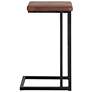 2_Sunpan Boone Barstool Black Bravo Cognac Set of 2 more views