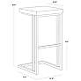 4_Sunpan Boone Barstool Black Bravo Cognac Set of 2 more views