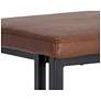 6_Sunpan Boone Barstool Black Bravo Cognac Set of 2 more views