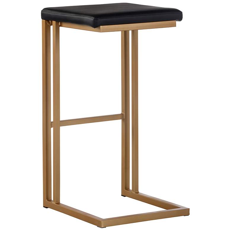 Image 3 Sunpan Boone Barstool Champagne Gold Onyx Set of 2 more views