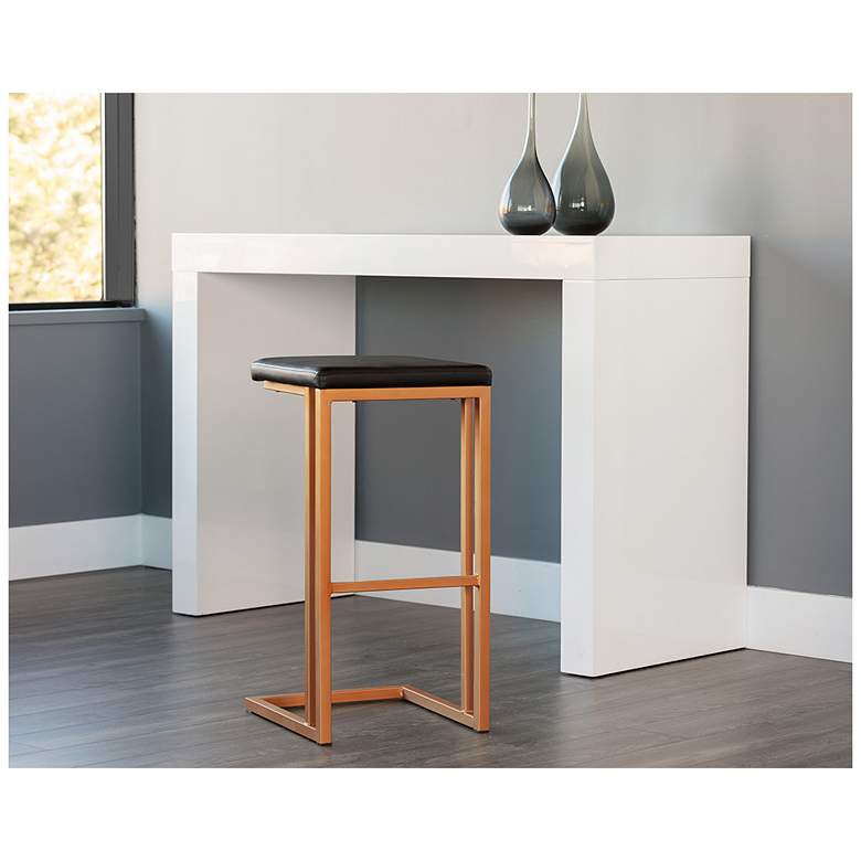 Image 4 Sunpan Boone Barstool Champagne Gold Onyx Set of 2 more views