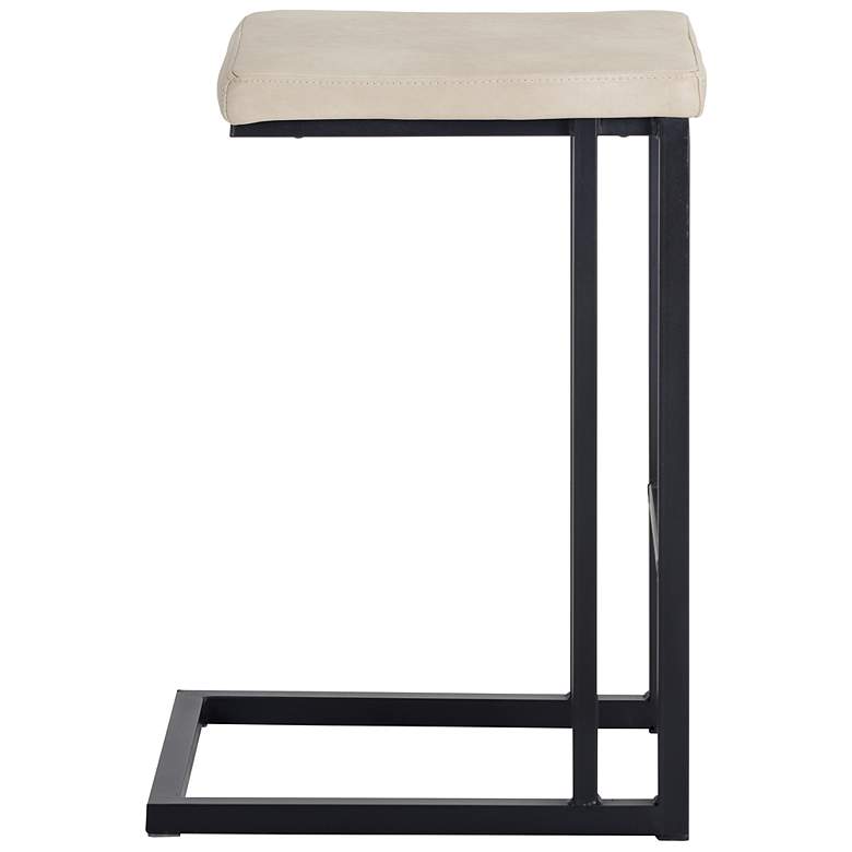 Image 2 Sunpan Boone Counter Stool Black Bravo Cream Set of 2 more views