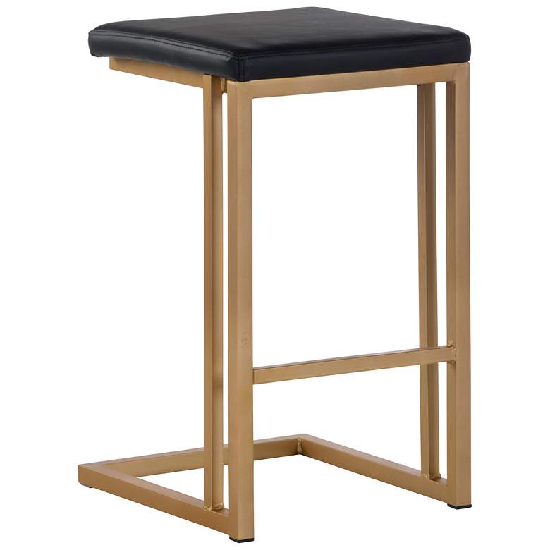 Image 1 Sunpan Boone Counter Stool Champagne Gold Onyx Set of 2