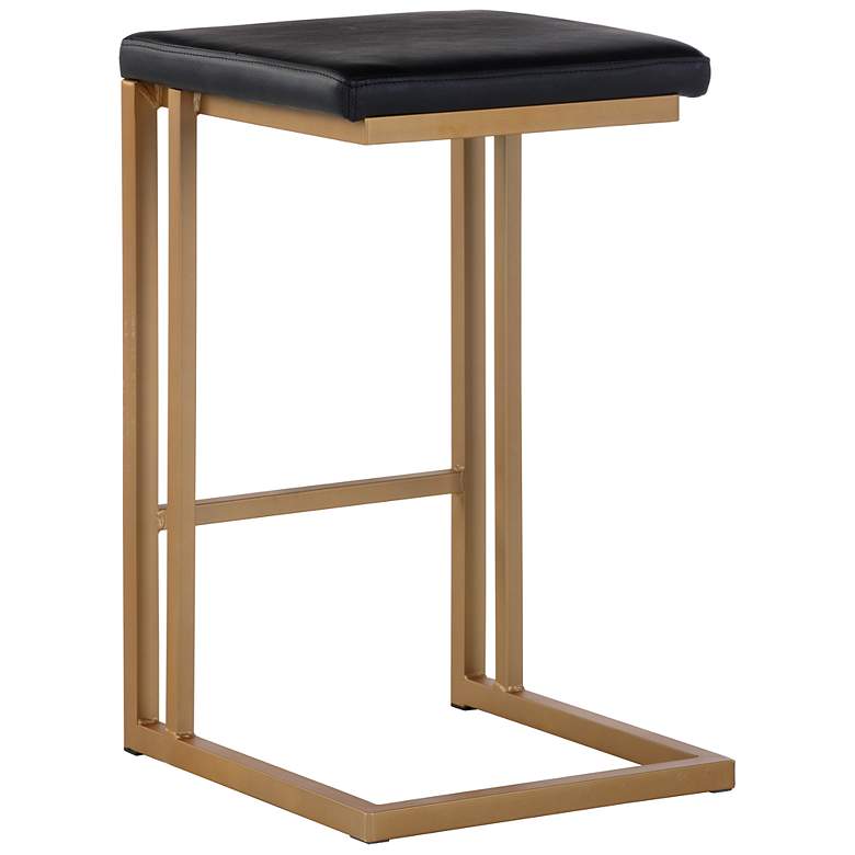 Image 3 Sunpan Boone Counter Stool Champagne Gold Onyx Set of 2 more views