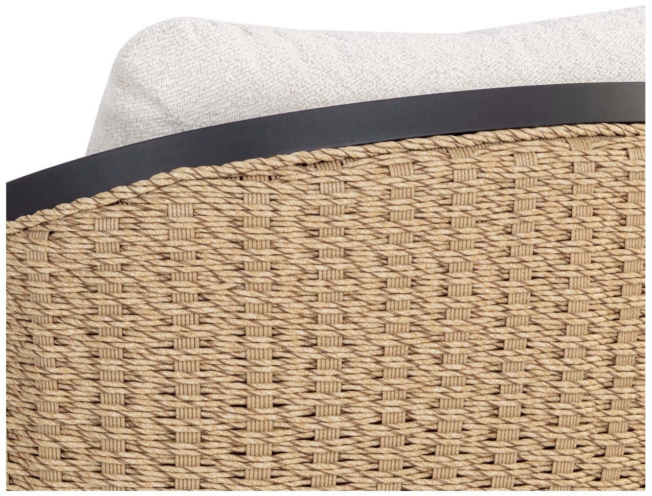 Sunpan Bora Swivel Armchair Louis Cream