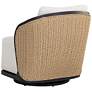 5_Sunpan Bora Swivel Armchair Louis Cream more views