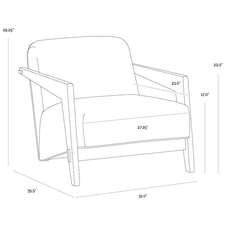 Image 6 Sunpan Bosco Lounge Chair Geralt Linen more views