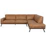 2_Sunpan Brandi Sofa Chaise Raf Camel Leather more views
