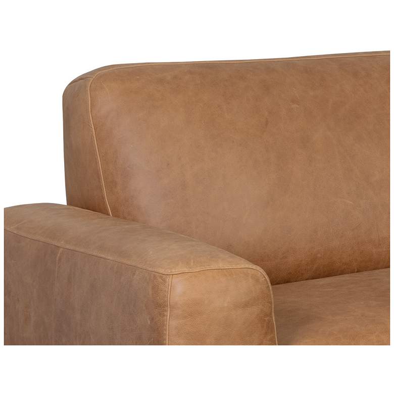 Image 5 Sunpan Brandi Sofa Chaise Raf Camel Leather more views