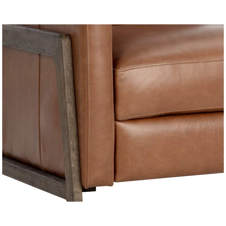 Image 6 Sunpan Brandon Recliner Shalimar Tobacco Leather more views