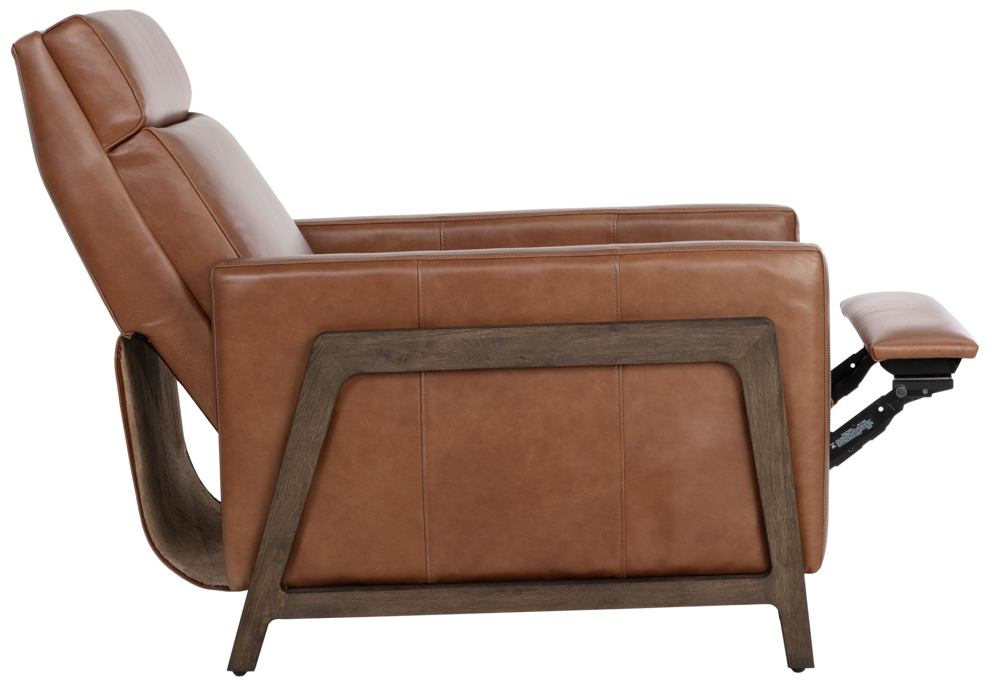 Sunpan Brandon Recliner Shalimar Tobacco Leather