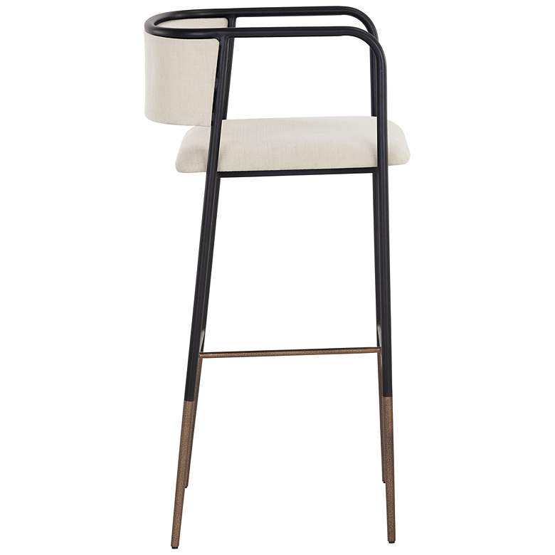 Image 2 Sunpan Brenan Barstool Zenith Alabaster more views
