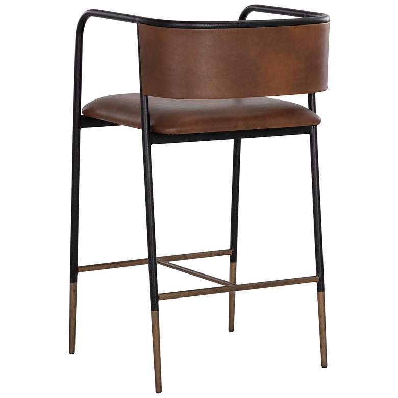 Image 3 Sunpan Brenan Counter Stool Bravo Cognac more views