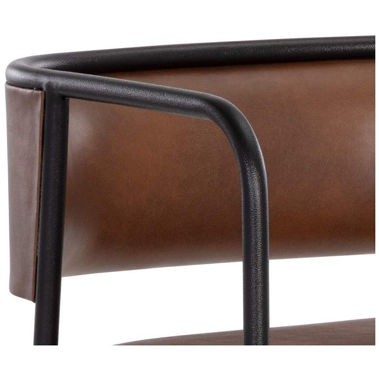 Image 4 Sunpan Brenan Counter Stool Bravo Cognac more views