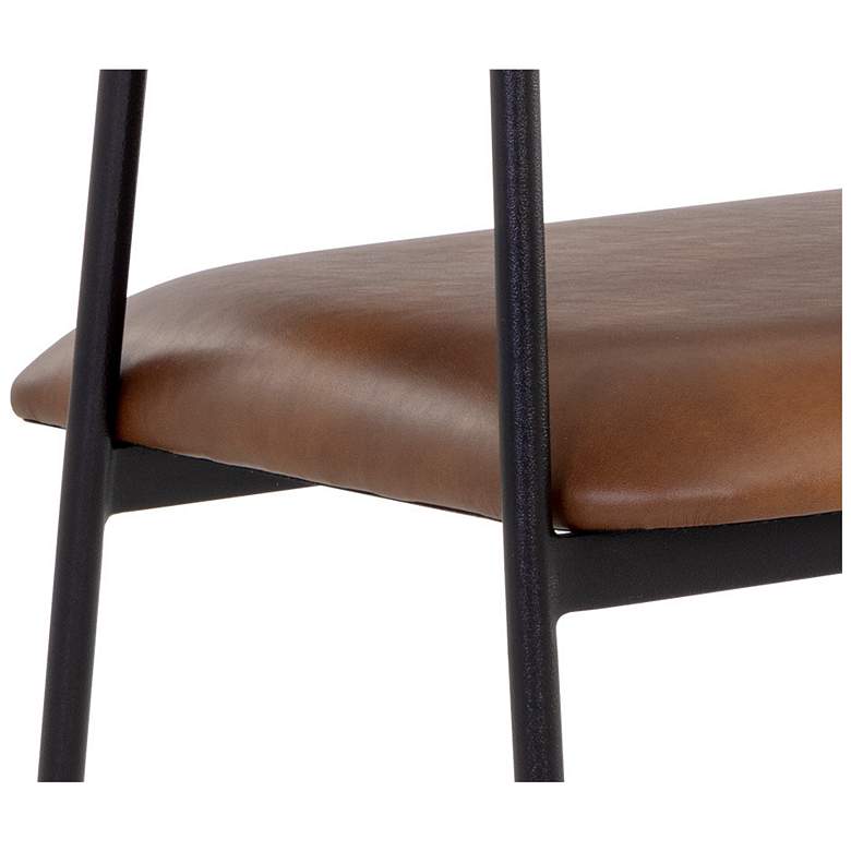 Image 6 Sunpan Brenan Dining Armchair Bravo Cognac more views