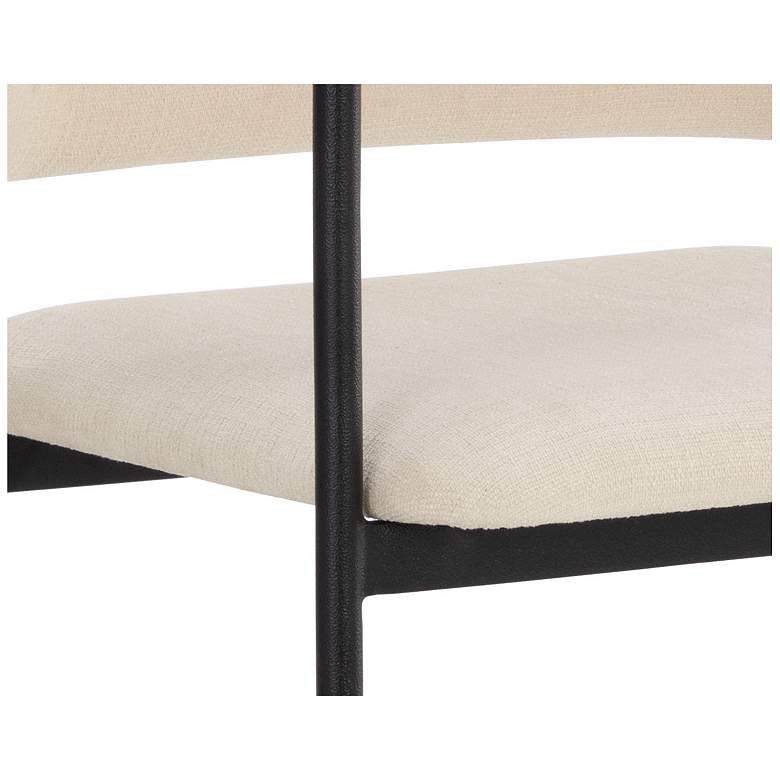Image 2 Sunpan Brenan Dining Armchair Zenith Alabaster more views