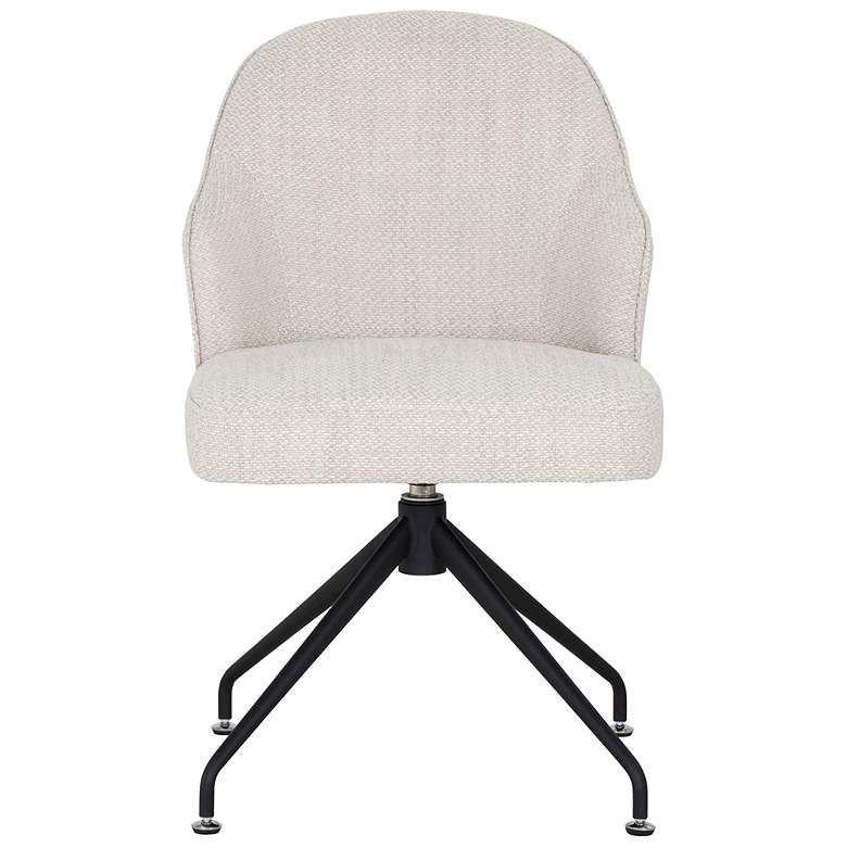 Image 3 Sunpan Bretta Swivel Dining Chair Moto Stucco more views