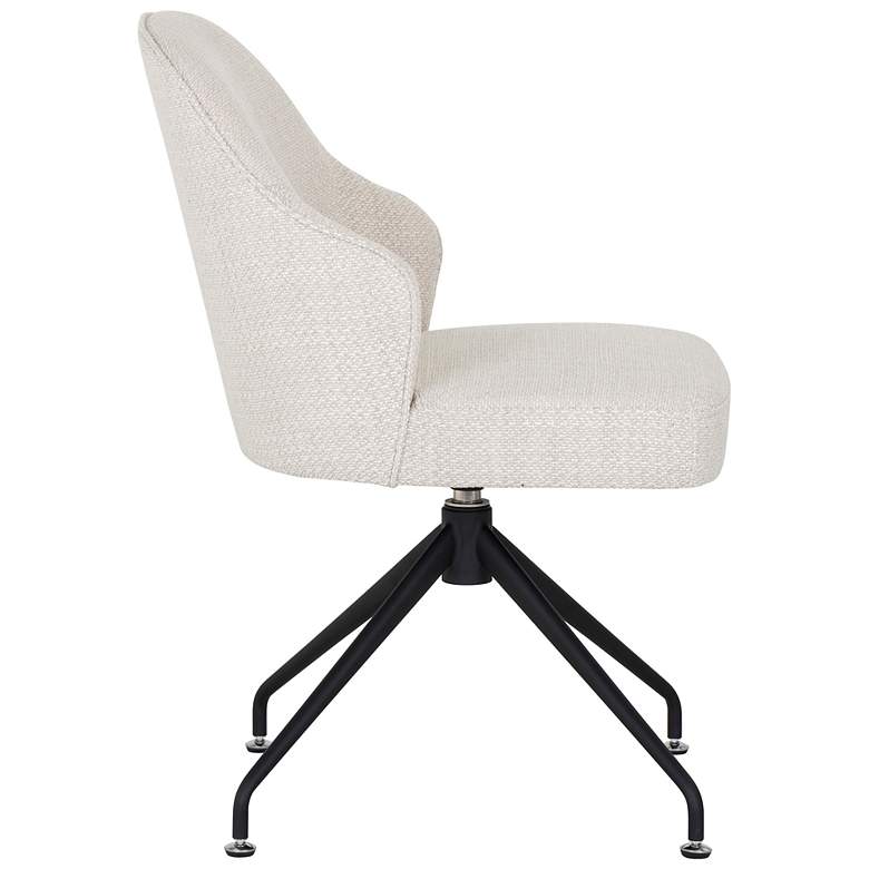 Image 4 Sunpan Bretta Swivel Dining Chair Moto Stucco more views