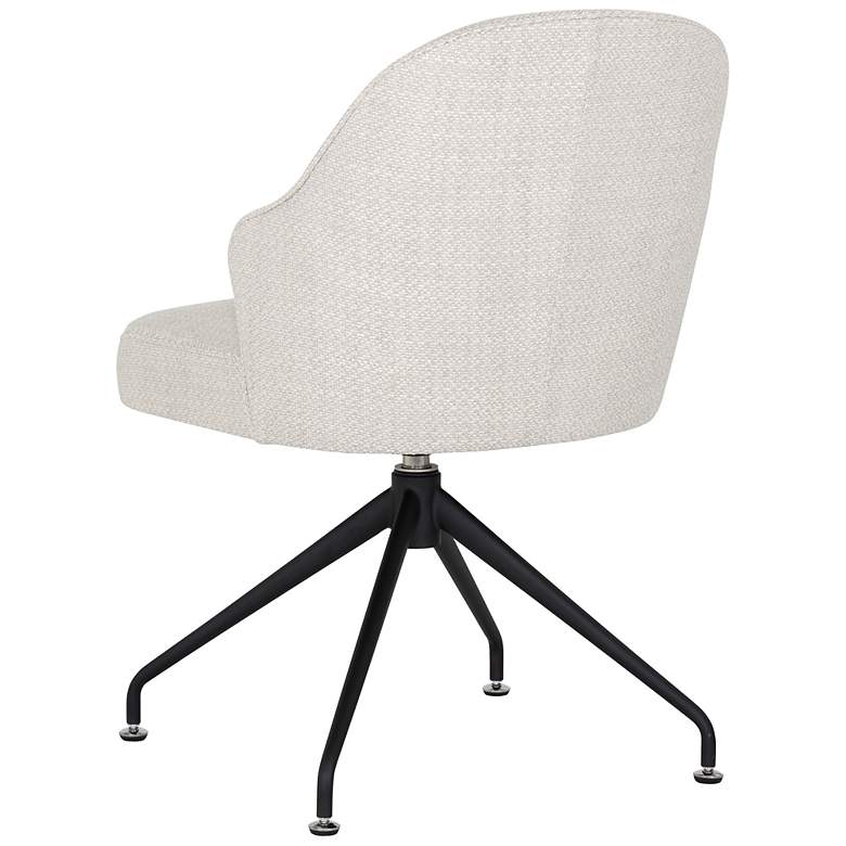 Image 5 Sunpan Bretta Swivel Dining Chair Moto Stucco more views