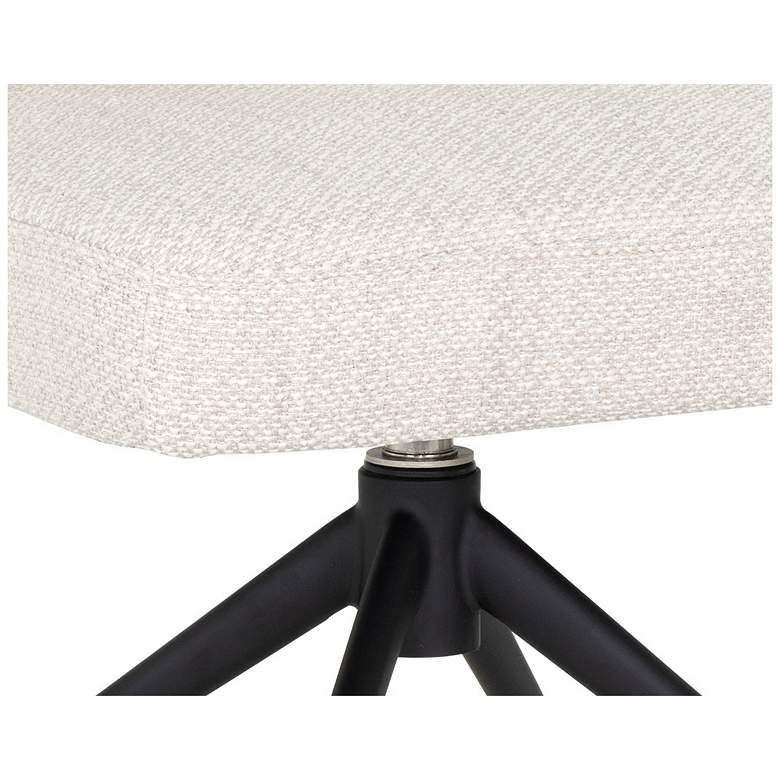 Image 7 Sunpan Bretta Swivel Dining Chair Moto Stucco more views