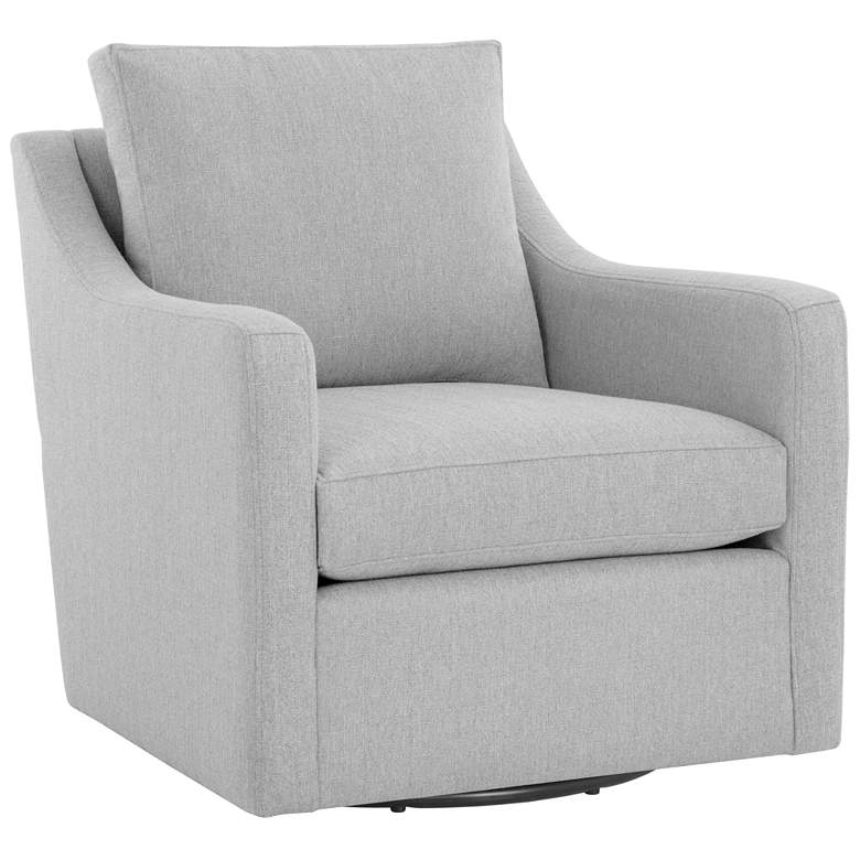 Image 2 Sunpan Brianna Swivel Lounge Chair Liv Dove