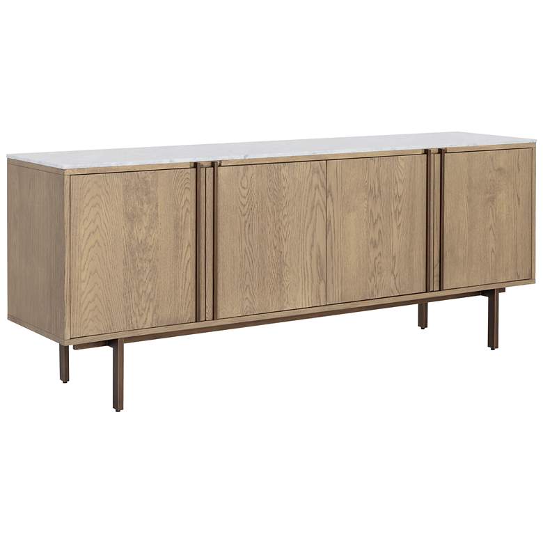 Image 2 Sunpan Briar Sideboard Weathered Oak more views