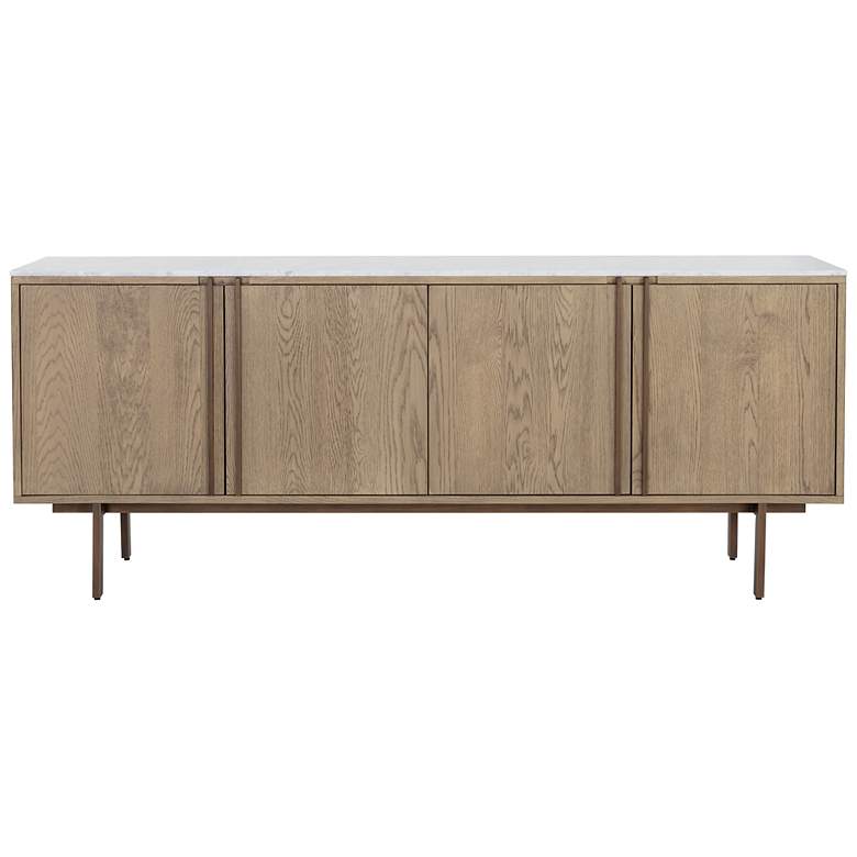 Image 3 Sunpan Briar Sideboard Weathered Oak more views