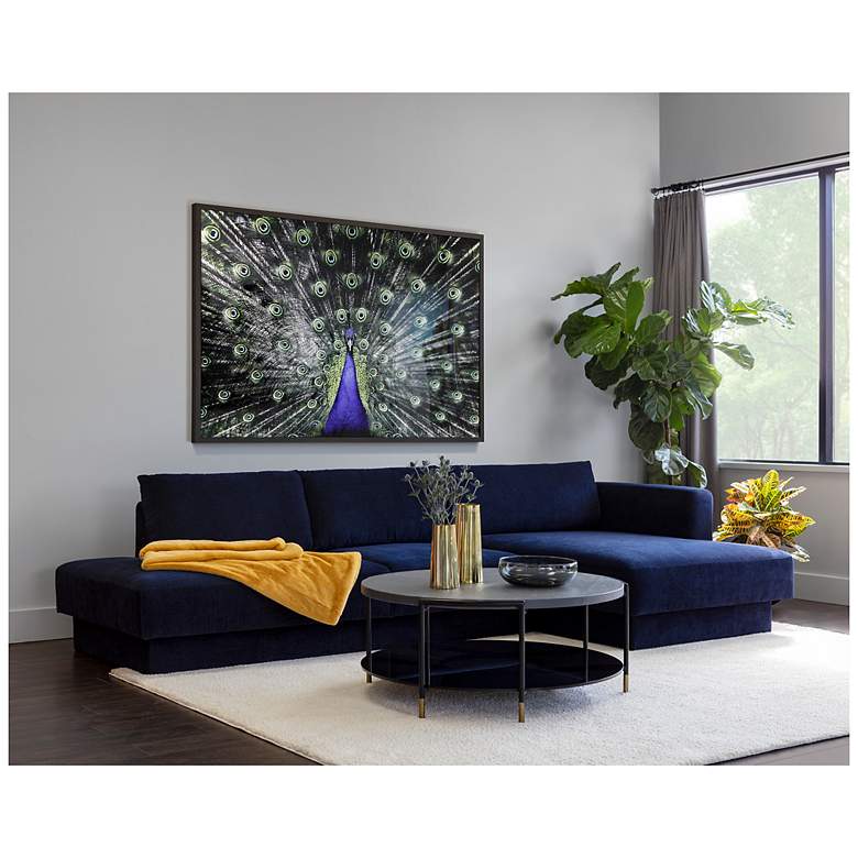 Image 4 Sunpan Brilliant Plumage 72" X 48" Charcoal Frame more views