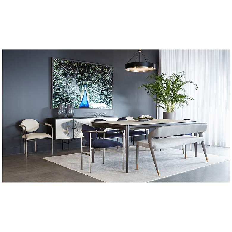 Image 5 Sunpan Brilliant Plumage 72" X 48" Charcoal Frame more views